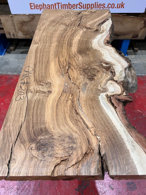 Oak #203/1 kiln dried and planed on both sides piece of wood for sale in East Sussex