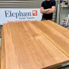 Oak Kitchen Island 1500 x 1300mm made using 4 planks