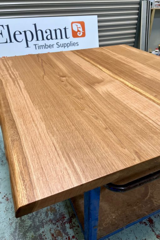 Oak Kitchen Island 1500 x 1300mm made using 4 planks