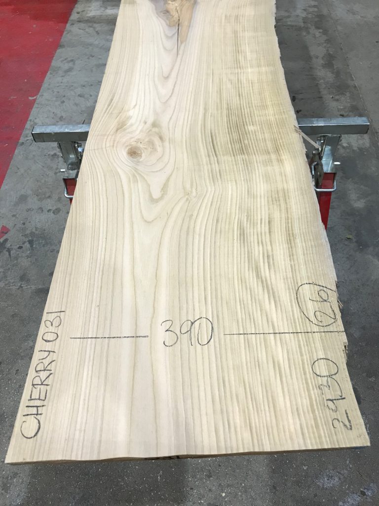 Cherry #031 kiln dried plank of cherry