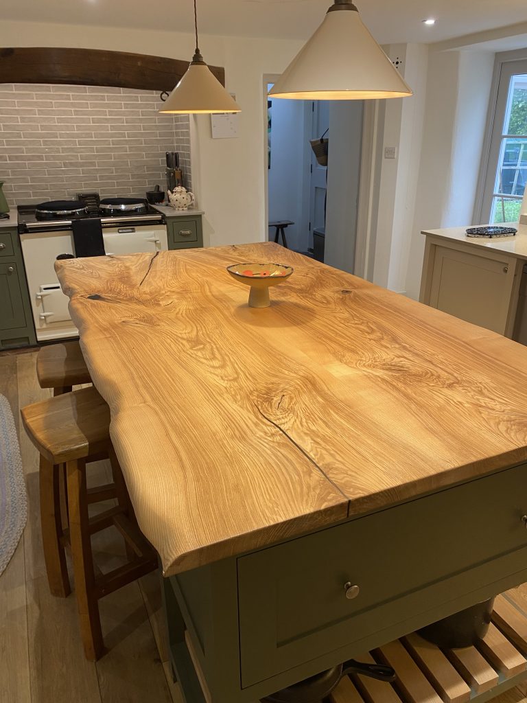 Olive Ash Kitchen Island