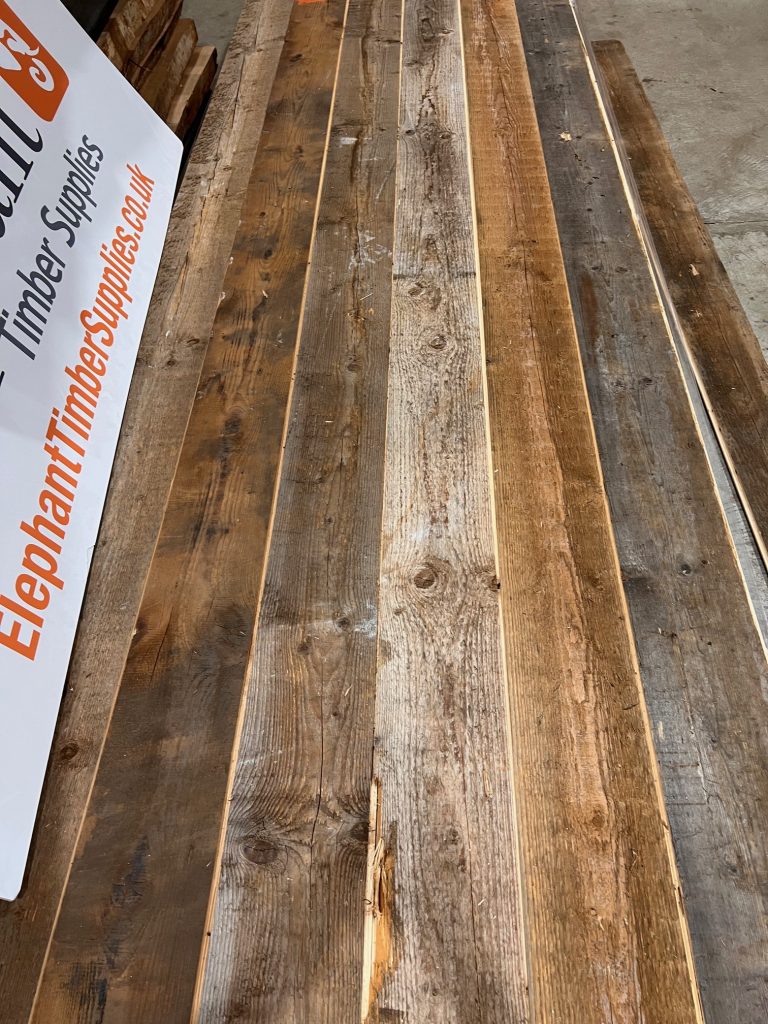 Reclaimed Barn Cladding with Tongue and Groove