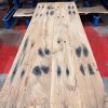 Rustic Oak table top made from reclaimed train sleepers #TT006