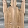 Elm book matched pair #202. Kiln dried. Measuring 2660 long, 1090/1370mm wide and 44mm thick. Can be delivered anywhere in the UK (Mainland).