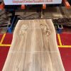 Elm book matched pair #203. Kiln dried. Measuring 2330 long, 1020/1130mm wide and 44mm thick. Can be delivered anywhere in the UK (Mainland).