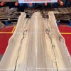 Elm book matched pair #204. Kiln dried. Measuring 2590 long, 1230/1340mm wide and 45mm thick. Can be delivered anywhere in the UK (Mainland).