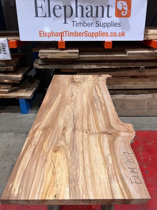 Elm #207 kiln dried piece of wood. Planed on both sides.