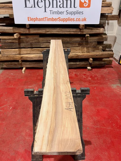 Ash 27mm thick plank #202. Kiln dried and ready to be used for making shelves, window sills.