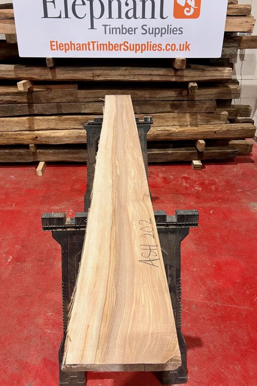 Ash 27mm thick plank #202. Kiln dried and ready to be used for making shelves, window sills.