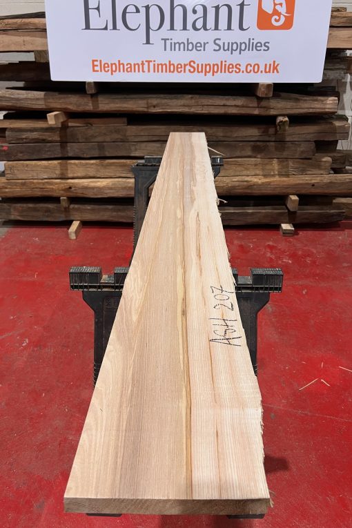 Ash 27mm thick plank #207. Kiln dried and ready to be used for making shelves, window sills.