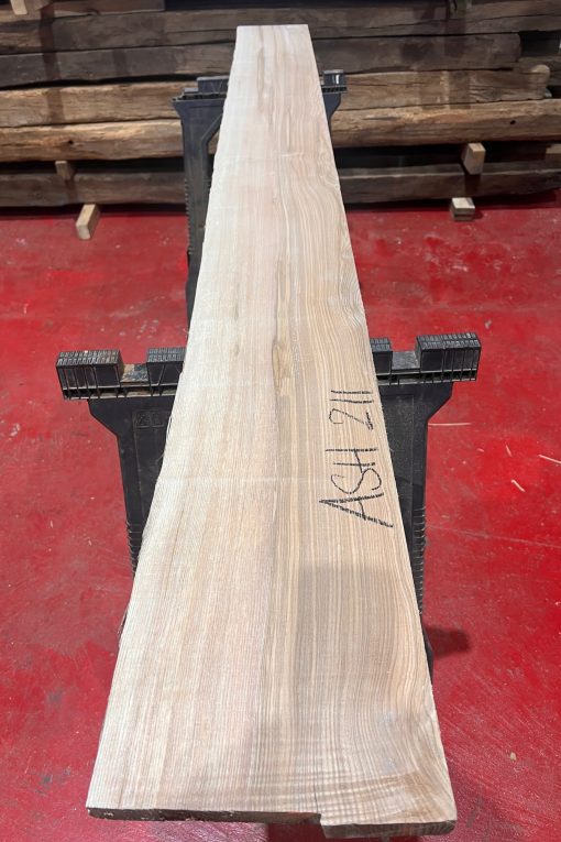 Ash 27mm thick plank #211. Kiln dried and ready to be used for making shelves, window sills.