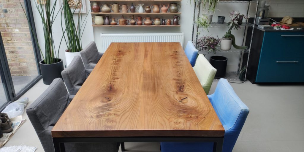 Book Matched Live Edge Table