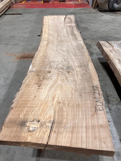 Elm #217 kiln dried and rough sawn timber