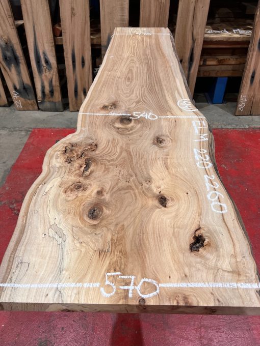 Elm #220 kiln dried wood planed on both sides