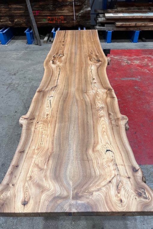 Elm Breakfast Bar (Book Matched Pair)