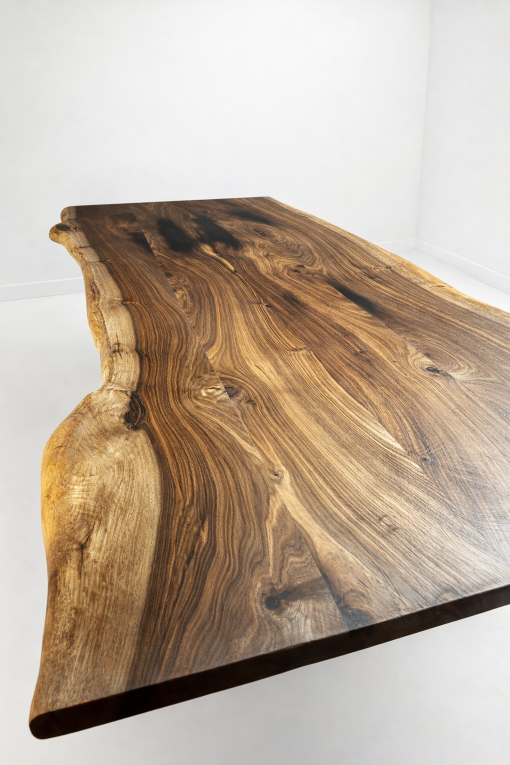 Alternative view of English walnut - Table Top 2190 x 870/1000 x 34