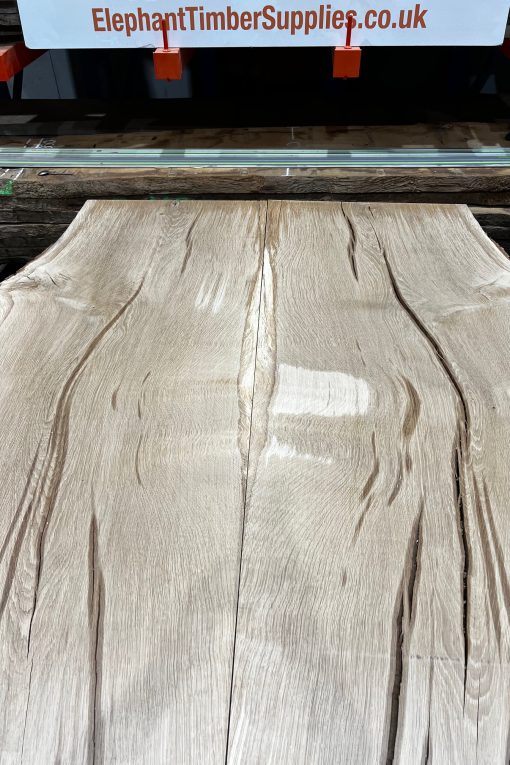 Alternative view of Oak Book Matched Pair #224