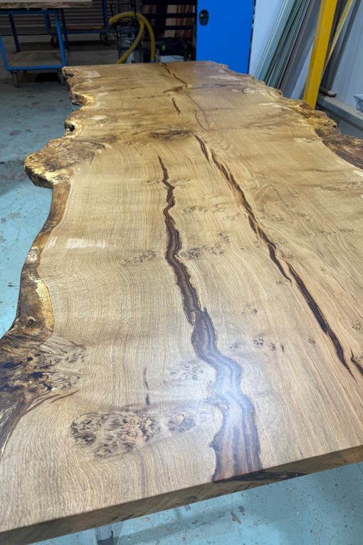 Alternative view of Burr Oak Table Top - Bronze Resin - SOLD