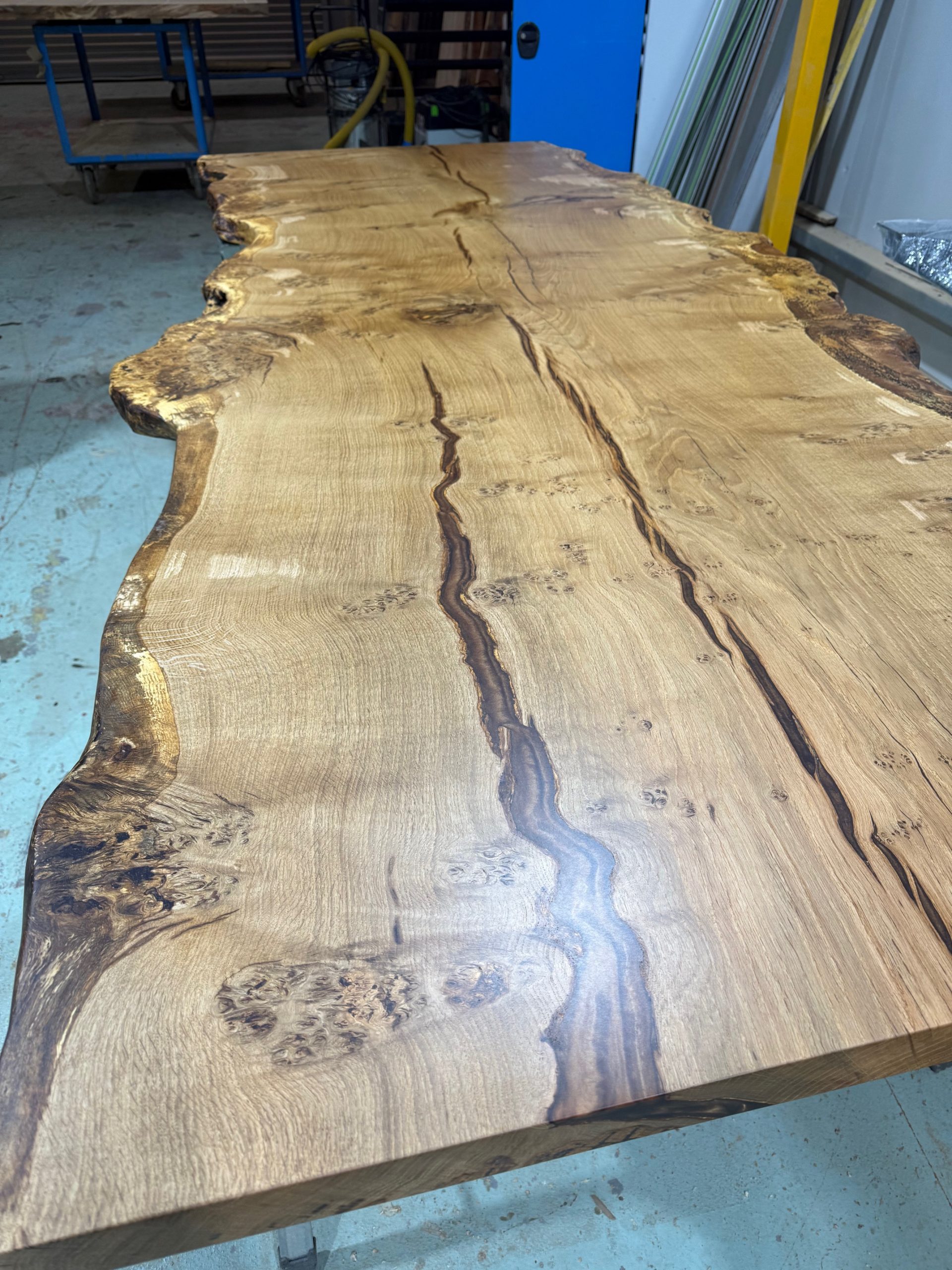 Burr Oak Table Top - Bronze Resin - SOLD - Image 2