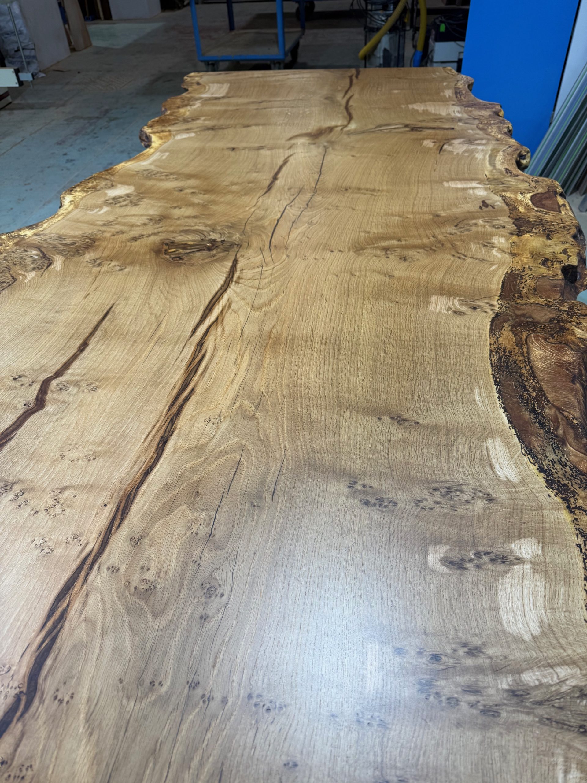 Burr Oak Table Top - Bronze Resin - SOLD - Image 3