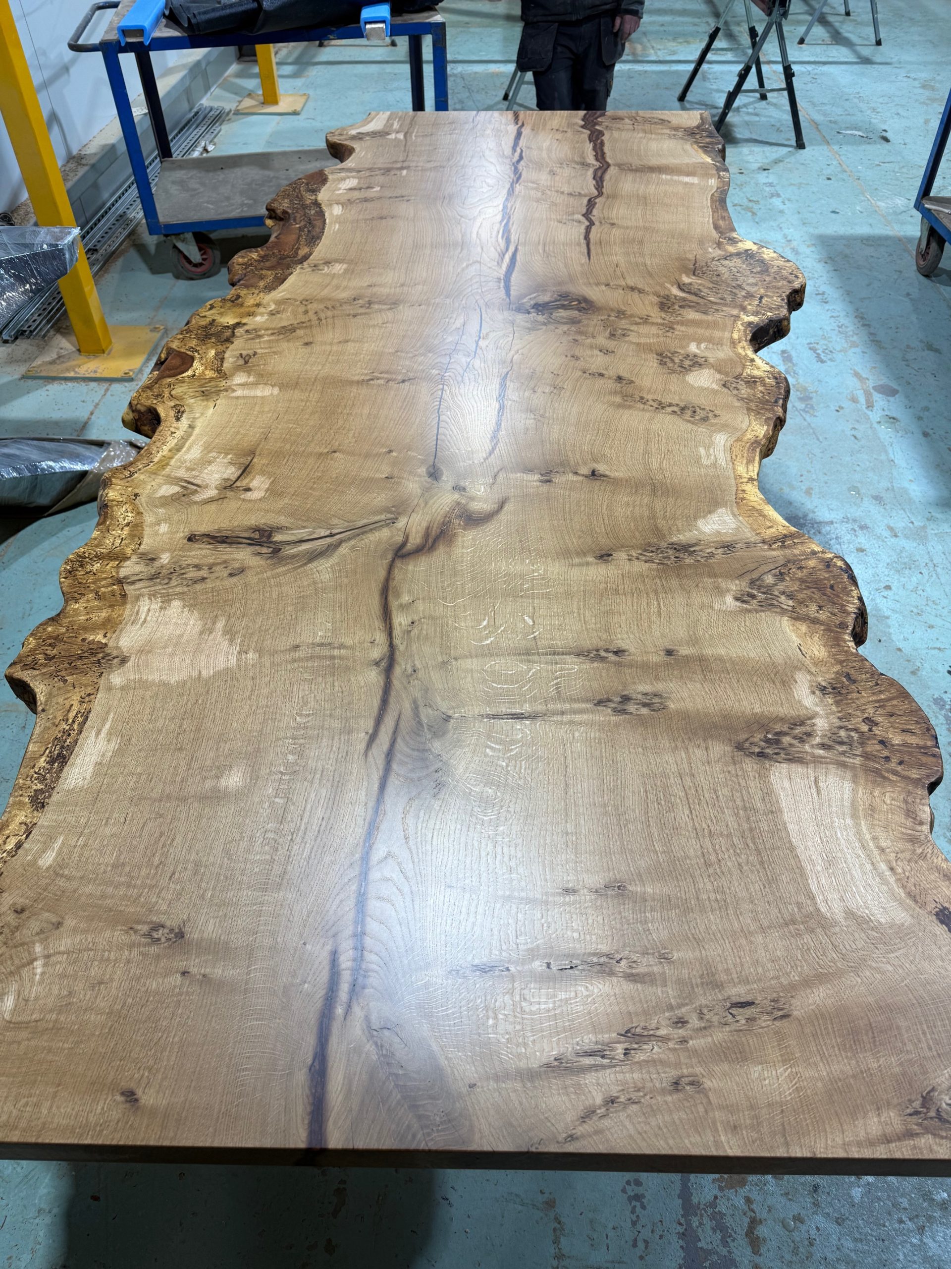 Burr Oak Table Top - Bronze Resin - SOLD