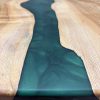 Ash TableTop with green resin