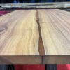 Walnut Table Top with copper resin