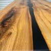 Elm 1.9m Tabletop with Black Resin