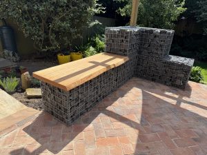 Oak bench - teak oil