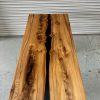 Elm 1.9m Tabletop with Black Resin